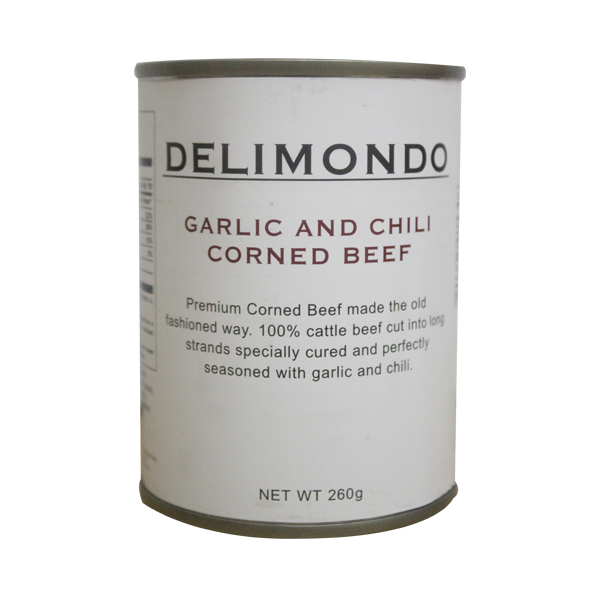 Delimondo Corned Beef - Garlic & Chilli (260g)