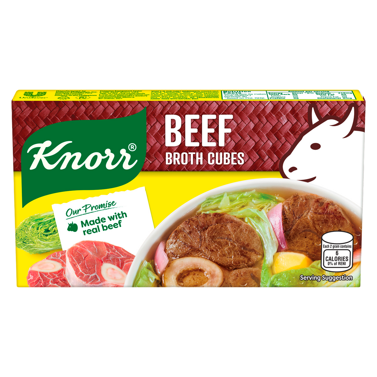 Knorr Beef Broth Cubes (60g)