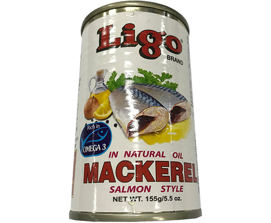 Ligo Mackerel in Natural Oil (425g)