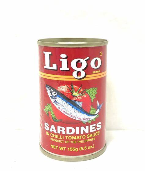 Ligo Sardines Tomato Sauce-Chilli Prem (155g)