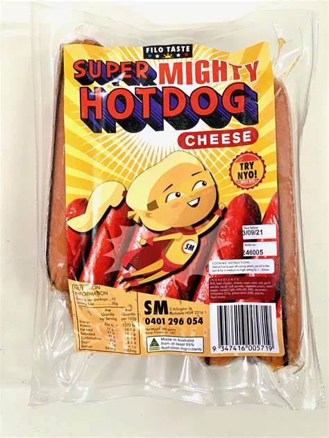 Mighty Hotdog w/ Cheese