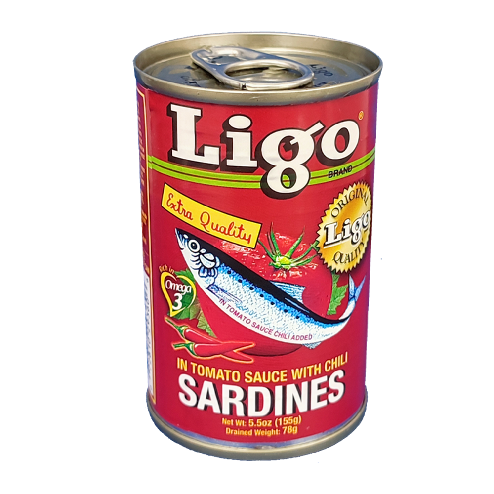 Ligo Sardines in Tomato Sauce w/ Chilli (425g)