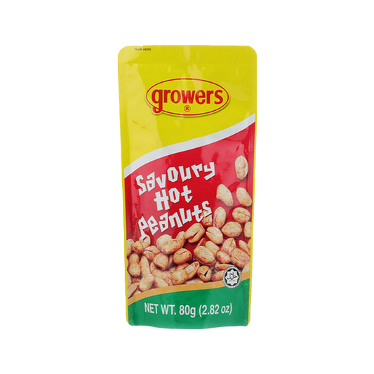 Growers Savoury Hot Peanuts (80g)