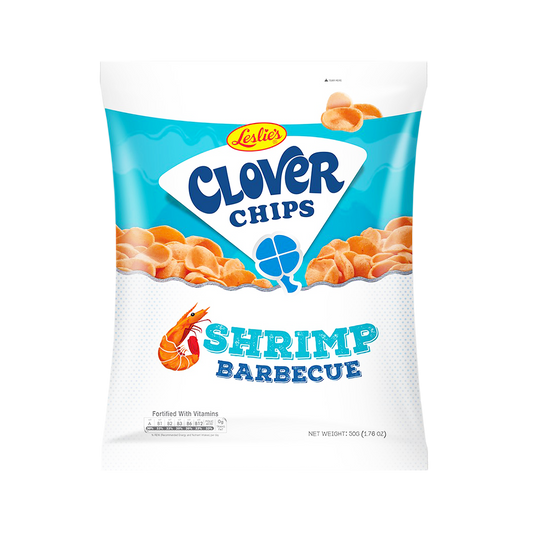 Leslie BBQ Clover Chips (145g)