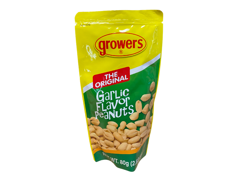 Growers Garlic Peanuts (80g)