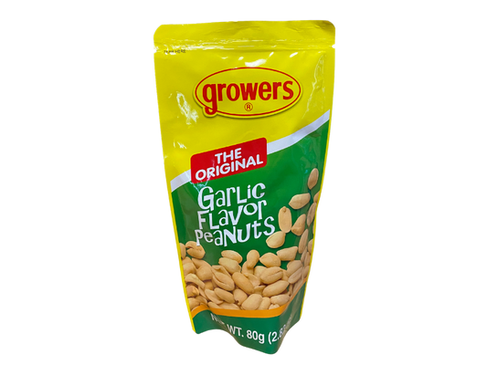 Growers Garlic Peanuts (80g)