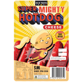 Super Mighty Hotdog w/ Cheese (500g)